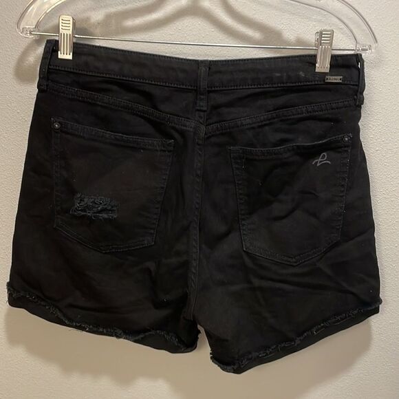 DL 1961 woman’s black Monet ultra high rise shorts - Picture 7 of 16